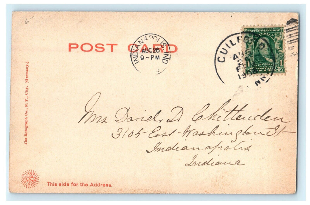 1906 Rhode Island Hospital, Providence Rhode Island RI Postcard