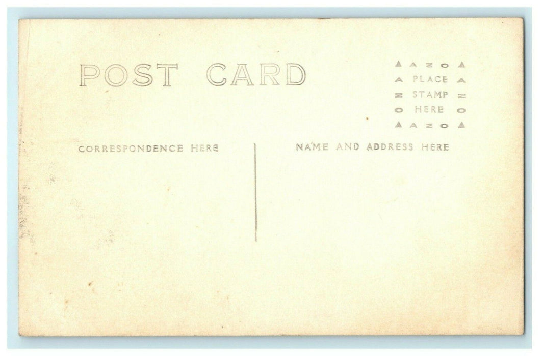 IOOF Hall Carriage Fremont Nebraska RPPC Photo Main St. Vintage Antique Postcard