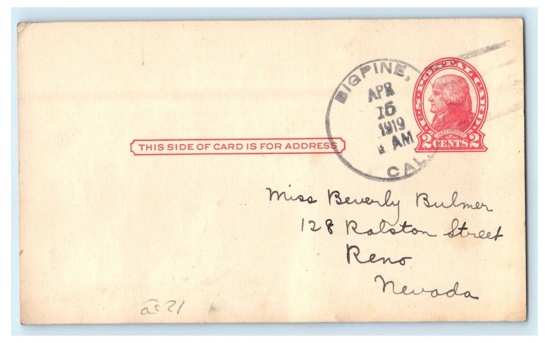 1919 Easter Little Girl With Cute Bunnies Grace Drayton Big Pine CA Postcard