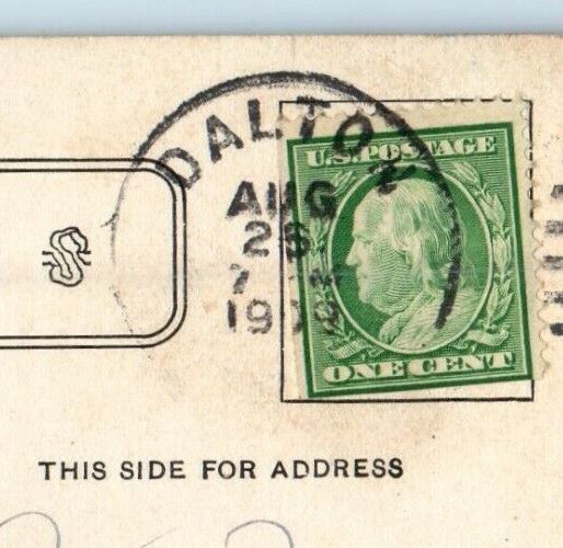 1909 The Athenaeum Street View Pittsfield Massachusetts MA Antique Postcard