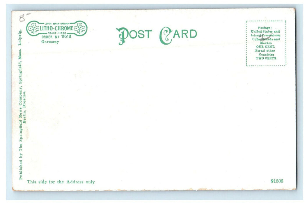 c1905 Westfield Marble Works, Westfield, Massachusetts MA Antique Postcard