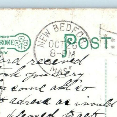c1910 Bristol County Court House New Bedford Massachusetts MA Antique Postcard