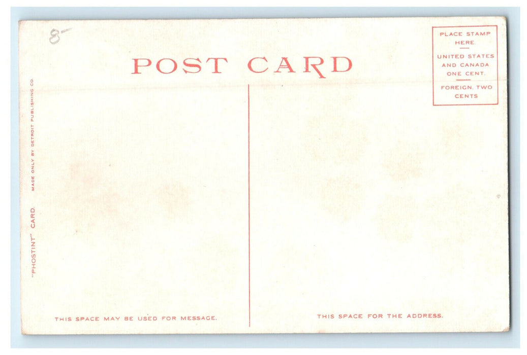 c1910s Church Street, Looking East, North Adams, Massachusetts MA Postcard