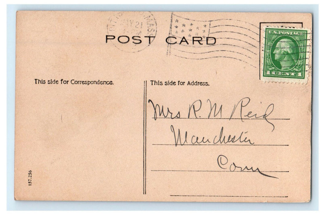c1910s Hotel Wendell Kitchen, Pittsfield, Massachusetts MA Posted Postcard