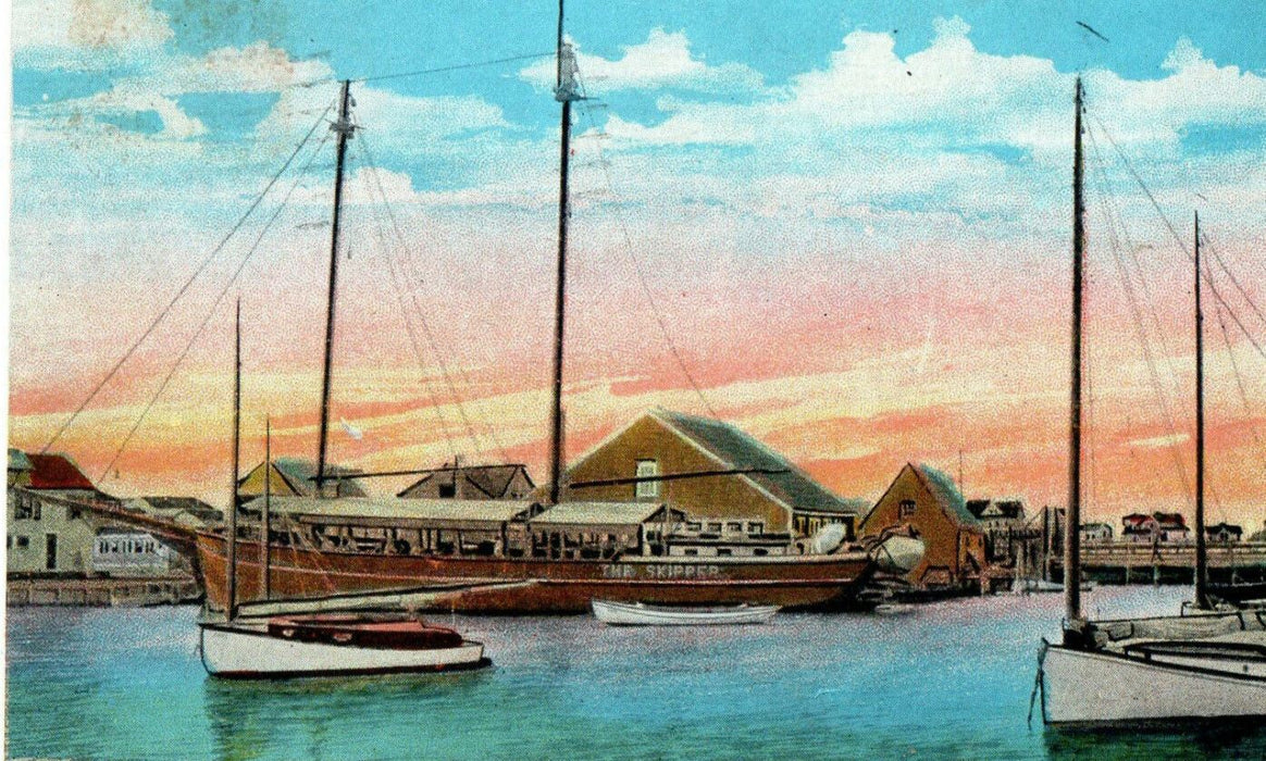 1930 The Skipper, Nantucket, Massachusetts MA Posted Vintage Postcard