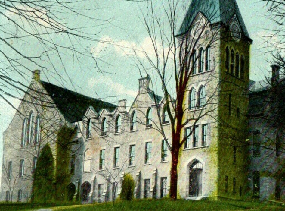 c1910 Polytecnical Institute Building Worcester Massachusetts MA Postcard