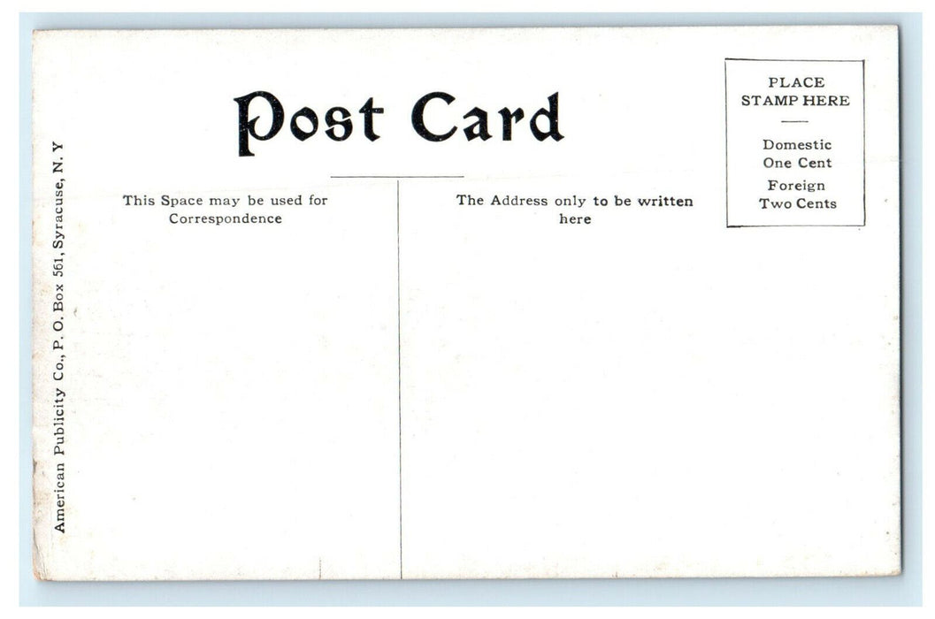 1911 Forest Park School, Springfield, Massachusetts MA Unposted Postcard