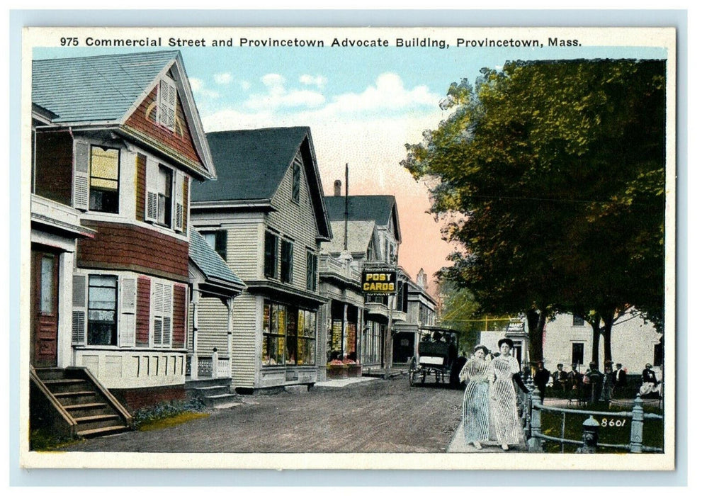 1922 Postcard Advertising Store Commercial Street Provincetown MA Advocate