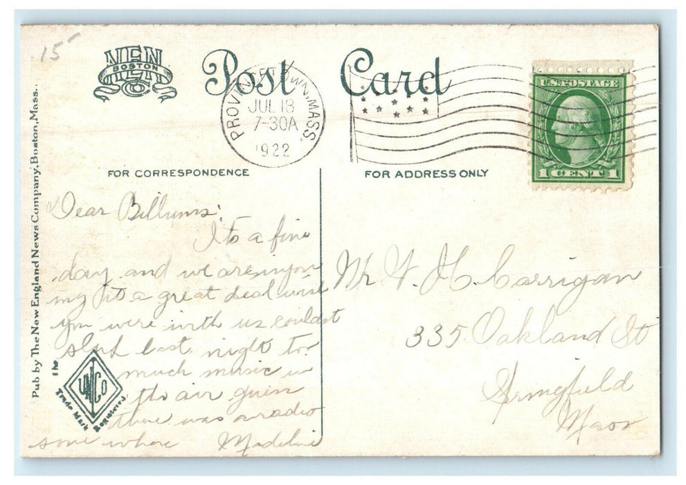 1922 Postcard Advertising Store Commercial Street Provincetown MA Advocate