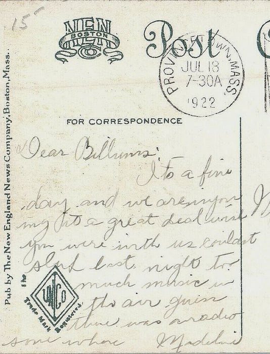 1922 Postcard Advertising Store Commercial Street Provincetown MA Advocate