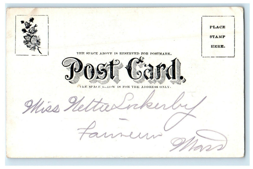 c1905 State Normal Training School Building Westfield Massachusetts MA Postcard