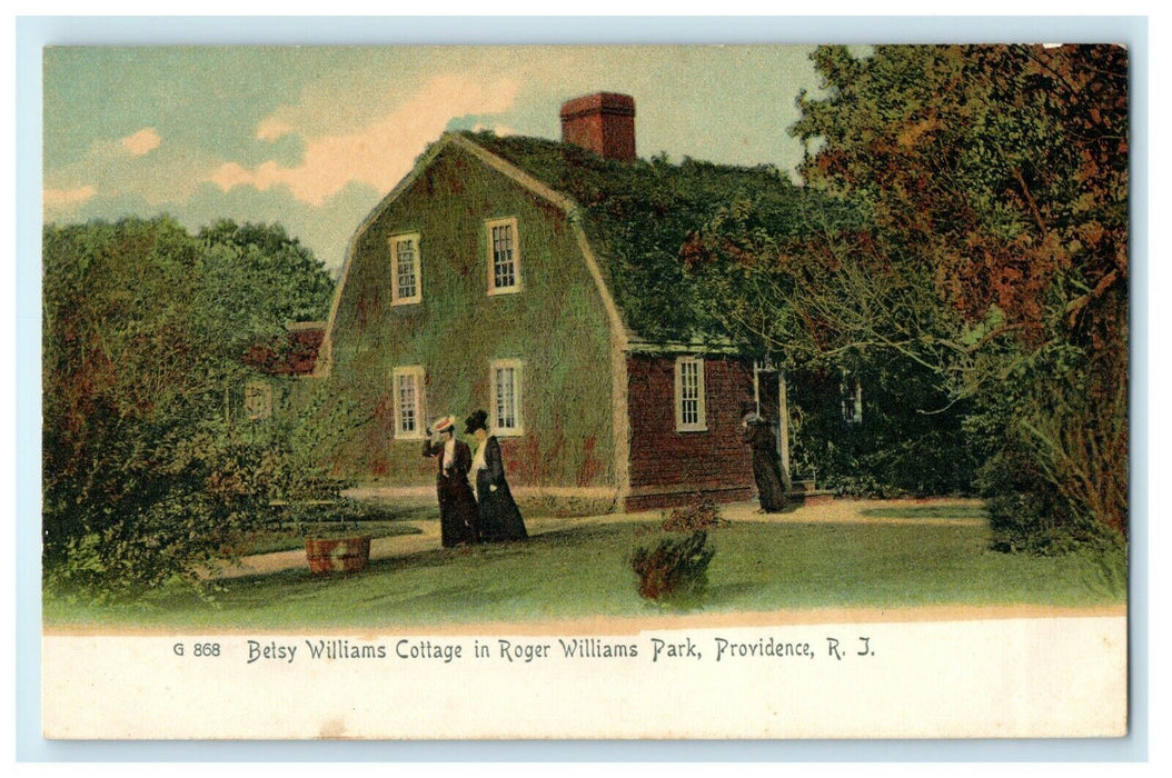 1905 Betsy Williams Cottage, Providence Rhode Island RI Antique Postcard