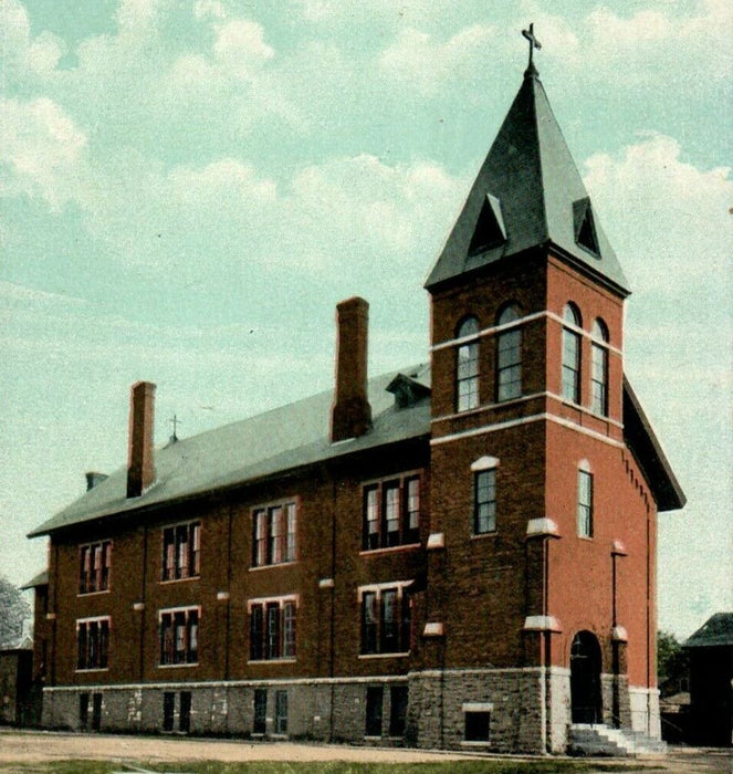 c1910 The St. Mary's Academy Building Ogdensburg New York NY Antique Postcard