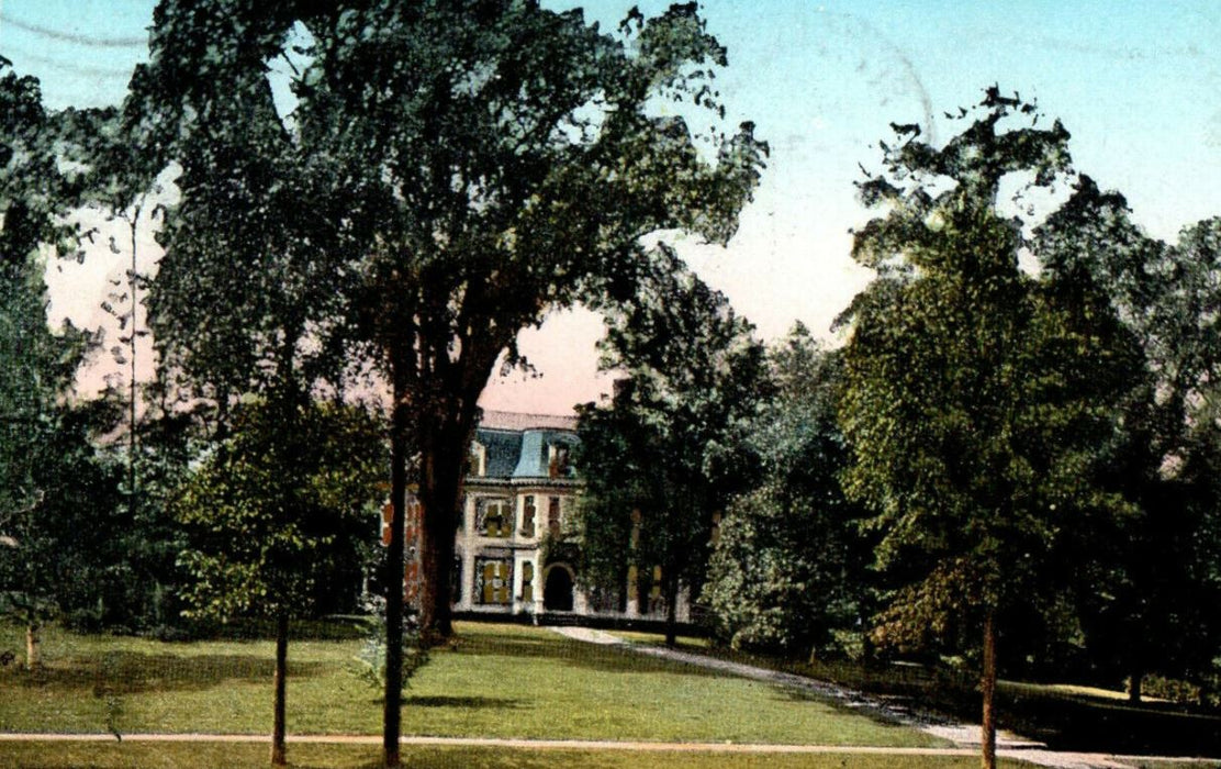1908 Longfellow Home, Pittsfield, Massachusetts MA Antique Posted Postcard