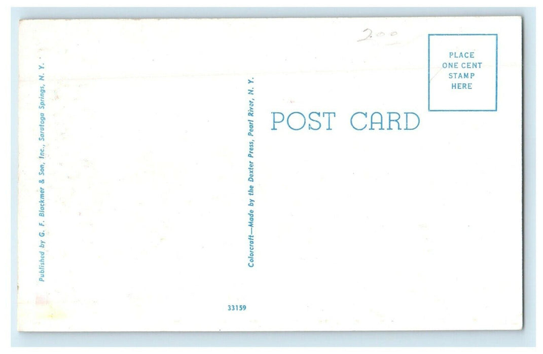 c1930's Roosevelt Baths Saratoga Spa, Saratoga Spring New York NY Postcard