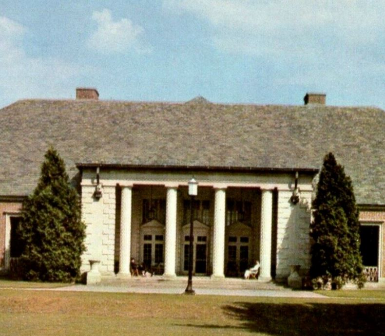 c1930's Roosevelt Baths Saratoga Spa, Saratoga Spring New York NY Postcard