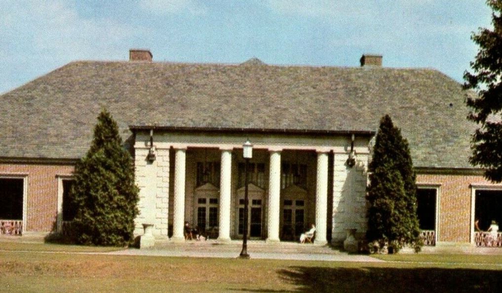 c1930's Roosevelt Baths Saratoga Spa, Saratoga Spring New York NY Postcard