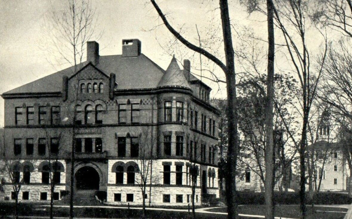 c1910 Hopkins Hall, William College Williamstown Massachusetts MA Postcard