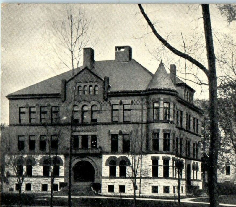 c1910 Hopkins Hall, William College Williamstown Massachusetts MA Postcard