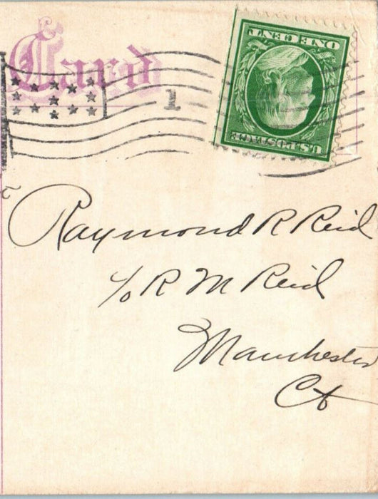 1910 Westfield Center Showing Post Office, Westfield, Massachusetts MA Postcard