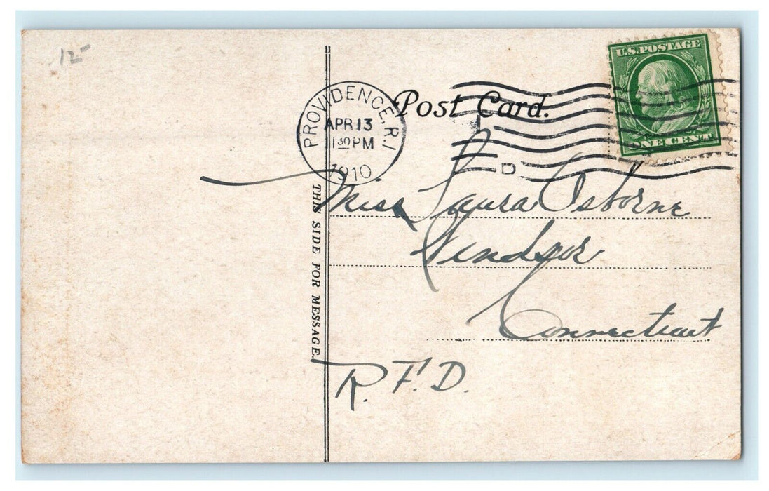 1910 So. Water St. Providence Rhode Island RI Antique Postcard