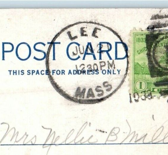 1933 Squaw Peak Tourist Camp Great Barrington Massachusetts MA Vintage Postcard
