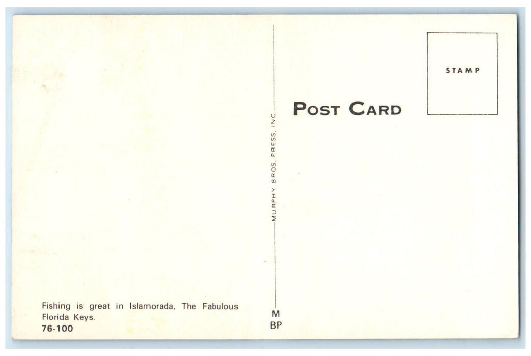 c1960's Big Fish in Islamorada,The Fabuluous Florida Keys Unposted Postcard