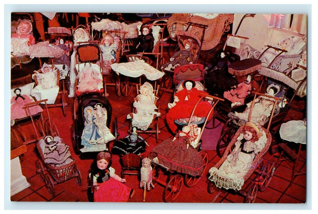 c1930's Flo-Jean Doll And Carriage Collection Port Jervis New York NY Postcard