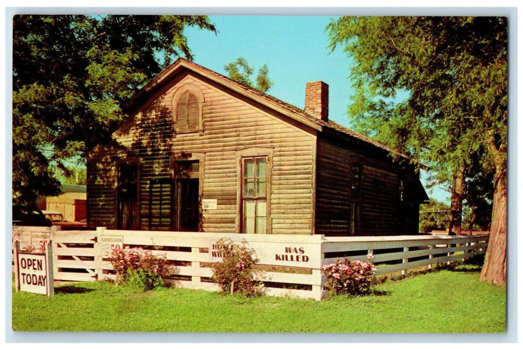 c1960's Historic Jesse James Home St. Joseph Missouri MO Unposted Postcard