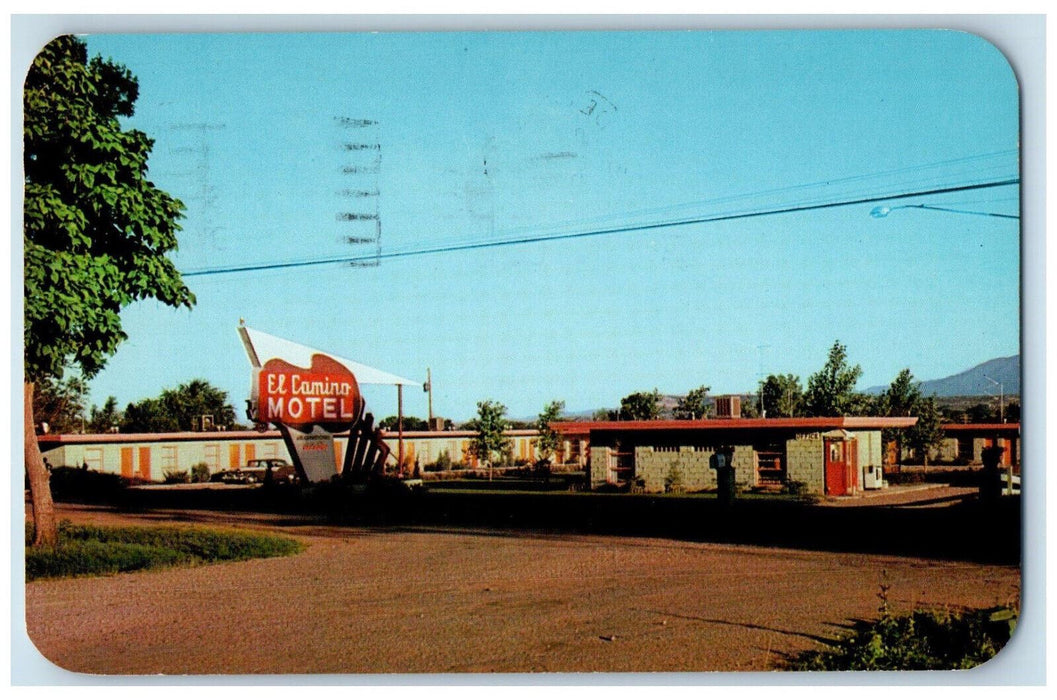 1959 El Camino Motel, Opposite Abbey School, Canon City Colorado CO Postcard