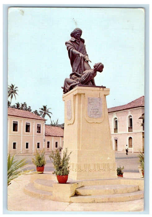 c1950's Pentothal Abbott India Advertising Emperor Palpatine Monument Postcard