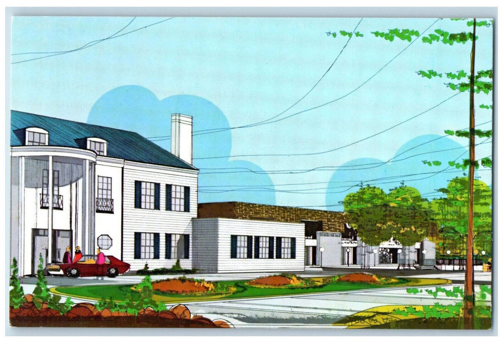 c1950's Shouldice Hospital Bayview Avenue Thornhill Ontario Canada Postcard