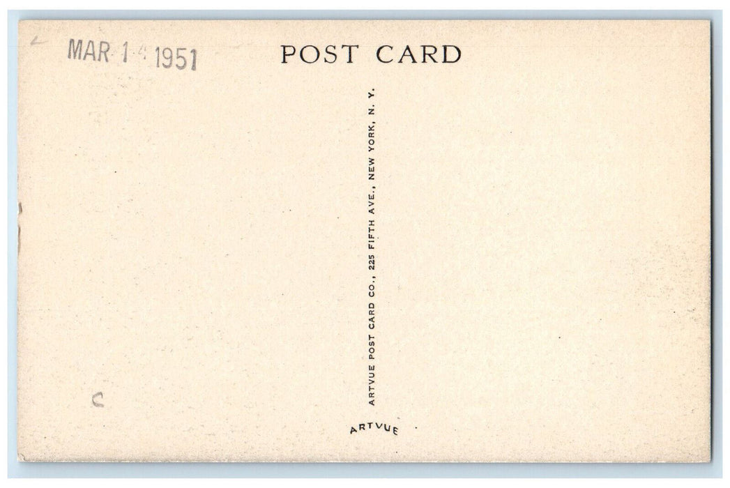 1951 Knotty Pine Motel Member AAA and AMHA East Canon City Colorado CO Postcard
