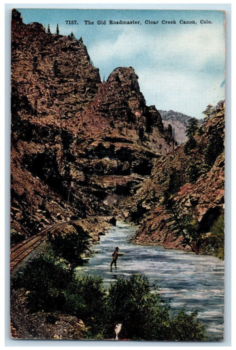 1921 The Old Roadmaster Clear Creek Canon Colorado CO Posted RPO Postcard