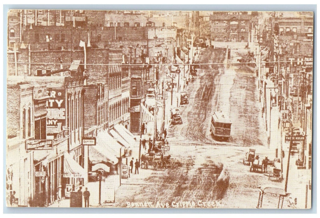 1908 Bennet Ave. Cripple Creek Colorado CO Unposted Antique Postcard