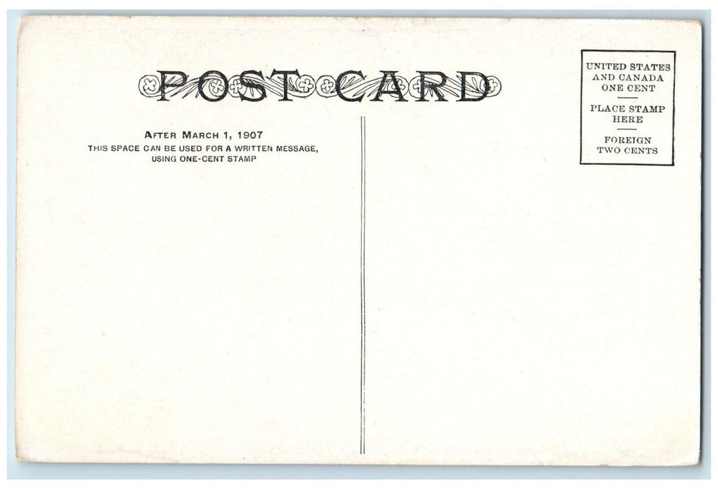 1907 Railway, Rocky Point Clear Creek Canon Colorado CO Antique Postcard
