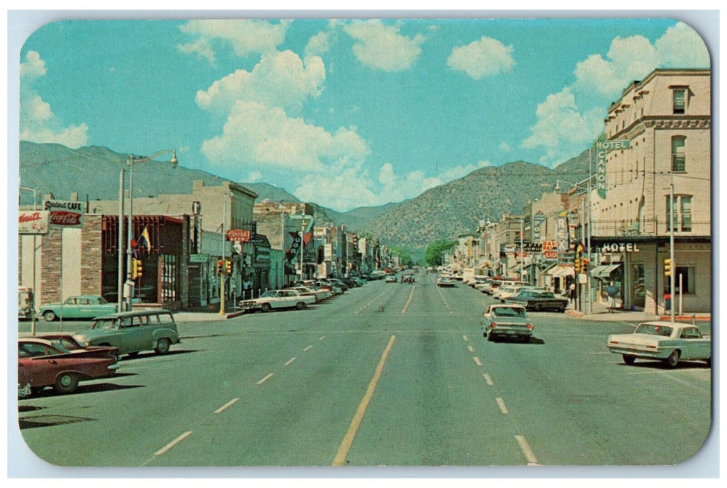 c1950's Cafe, Hotel Beer House Business District Canon City Colorado CO Postcard