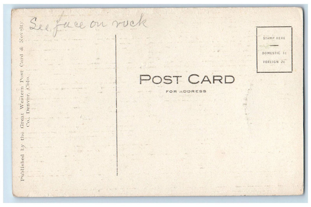 c1910's Mother Grundy Clear Creek Canon C & S Railway Colorado CO Postcard