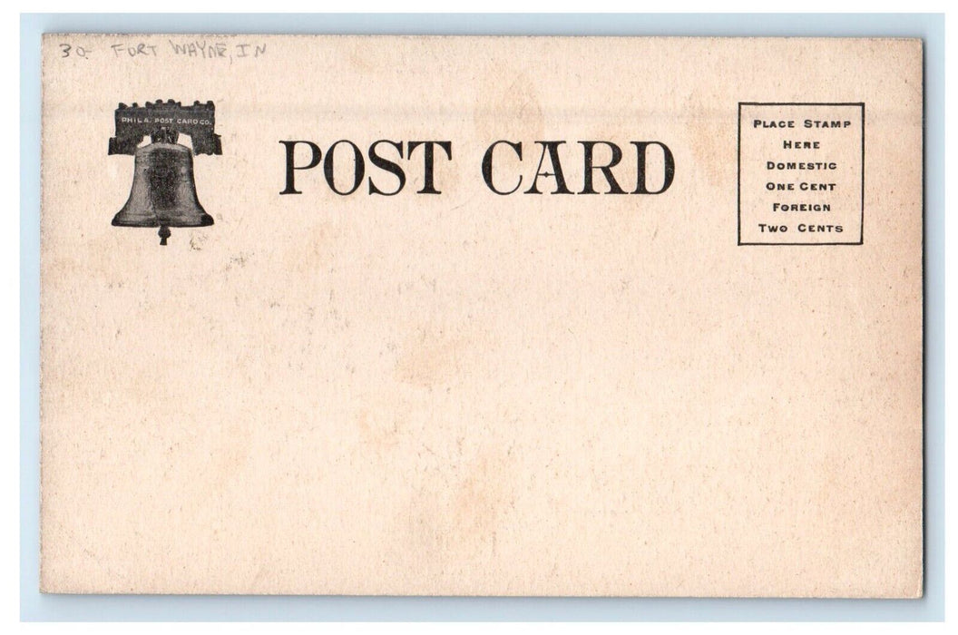 c1905 Beautiful Robinson Park Fort Wayne Indiana IN Unposted Antique Postcard