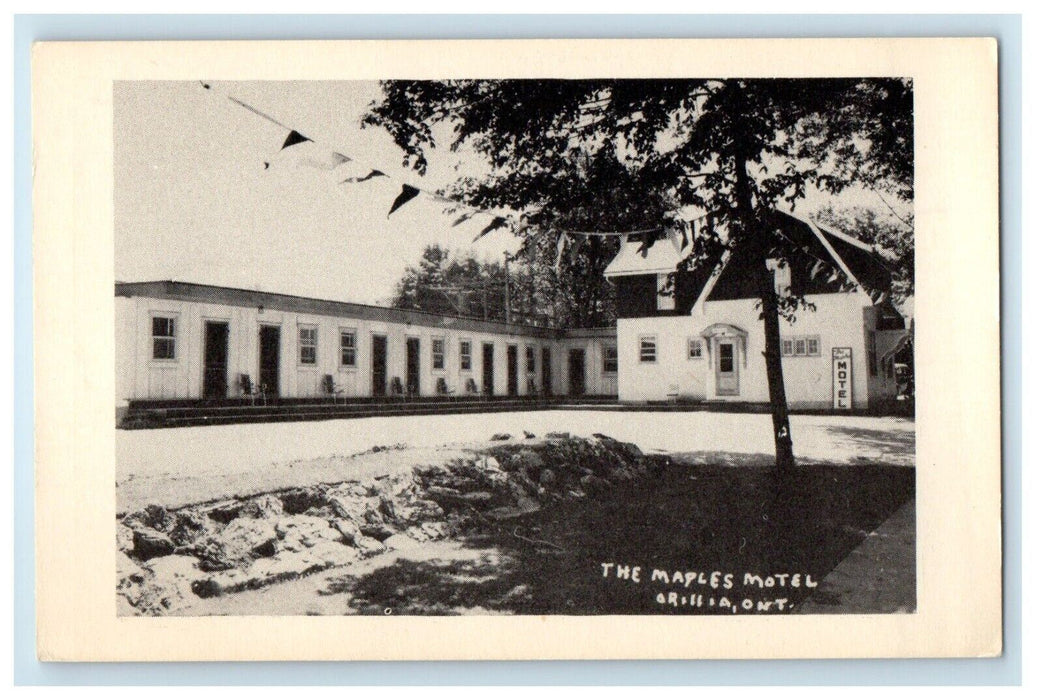 c1910's The Maples Motel Orillia Ontario Canada Unposted Antique Postcard