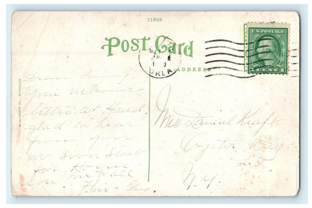c1920s Building of YMCA Tulsa Oklahoma OK Posted Postcard