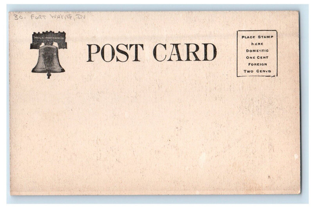 c1905 Beautiful Robinson Park Bridge Fort Wayne Indiana IN Antique Postcard