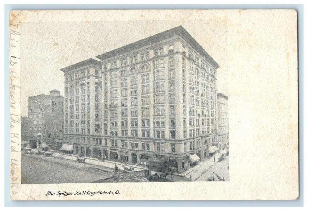 1910 The Spitzer Building Toledo East Liberty Ohio OH Posted Antique Postcard