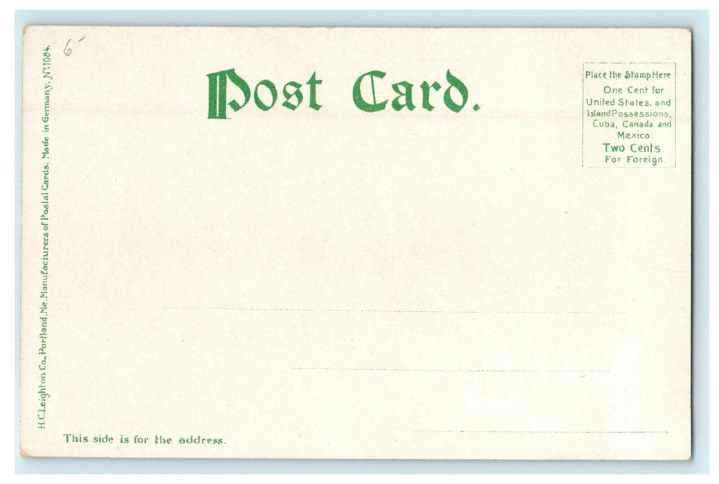 1905 Boat House, Williams Park, Providence, Rhode Island RI Postcard