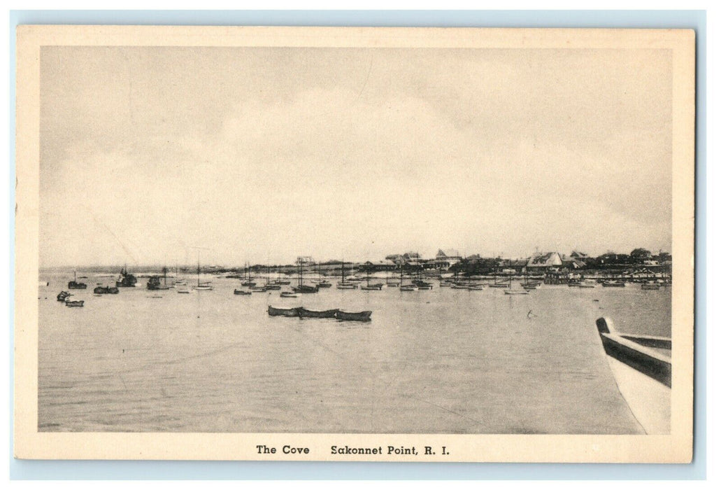 1923 The Cove, Sakonnet Point, Rhode Island RI Antique Posted Postcard