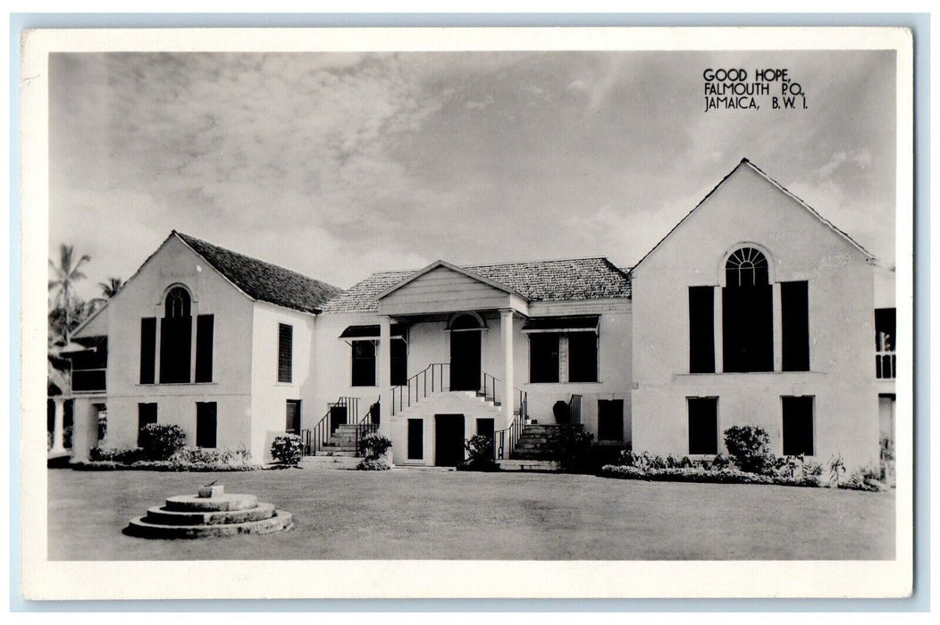 c1920's Good Hope Plantation Falmouth Jamaica RPPC Photo Unposted Postcard