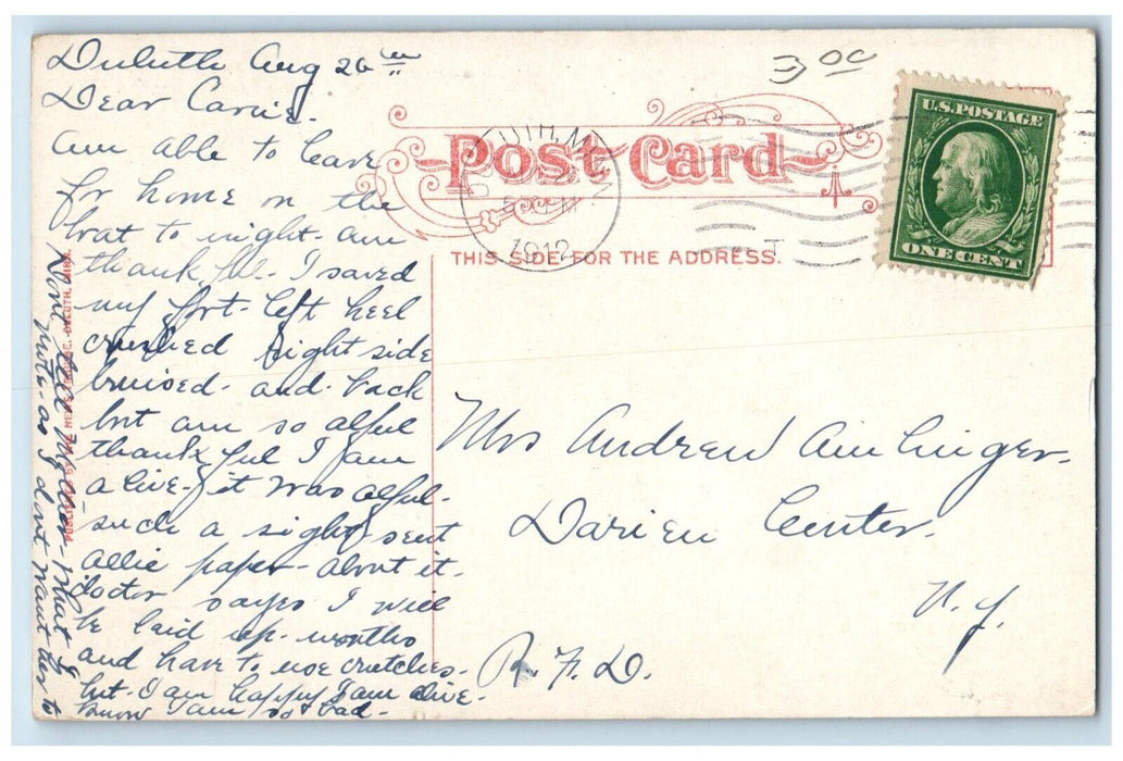 1912 Minnesota Point Duluth Far Fever Summer Resort Duluth Minnesota MN Postcard