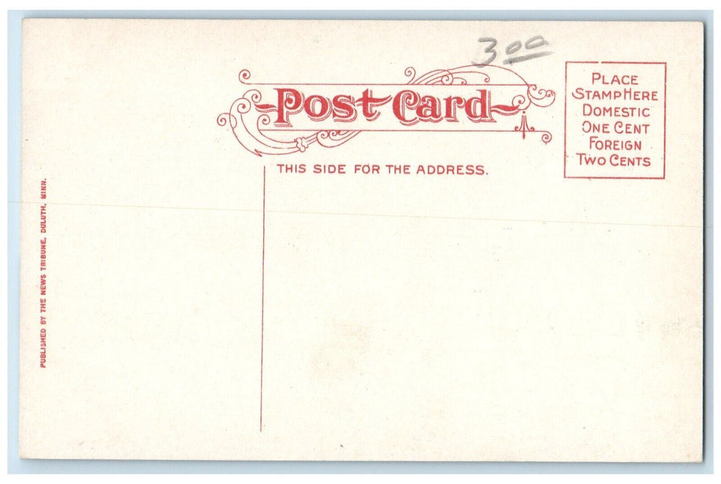 c1910 New Pittsburg Coal Dock Crane Heavy Equipment Duluth Minnesota MN Postcard