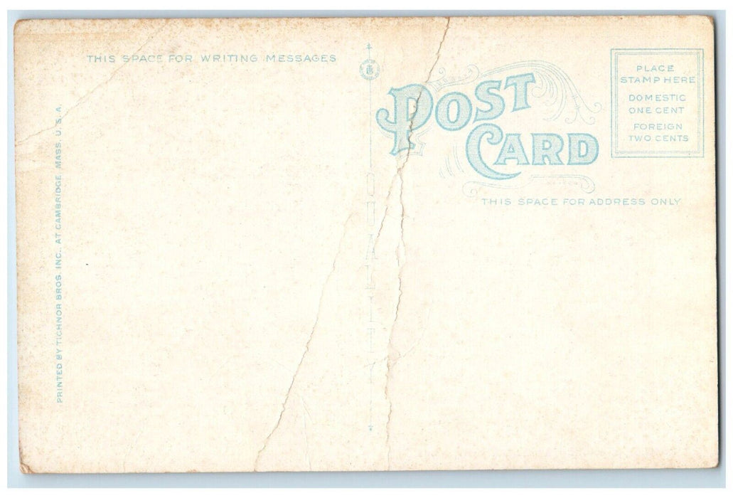 c1920 Episcopal Church Chapel Exterior Field Williamstown Massachusetts Postcard