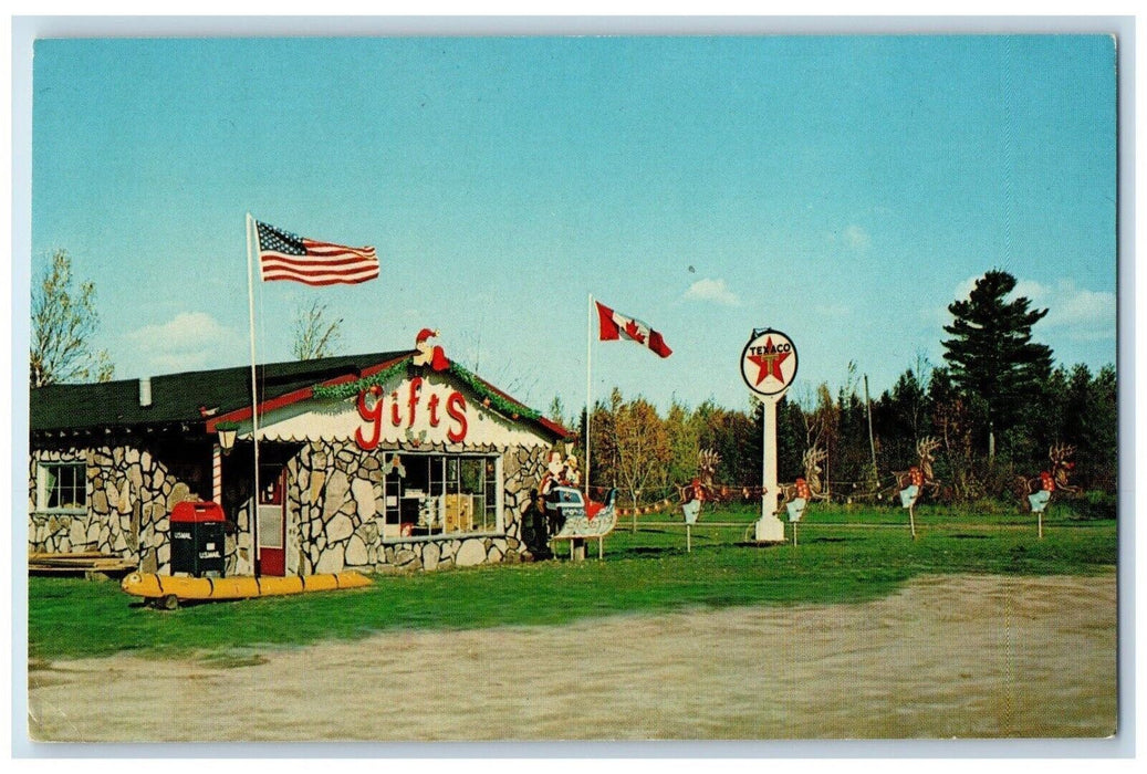 c1960 First US Post Office Headquarters Gifts Shop Christmas Michigan Postcard